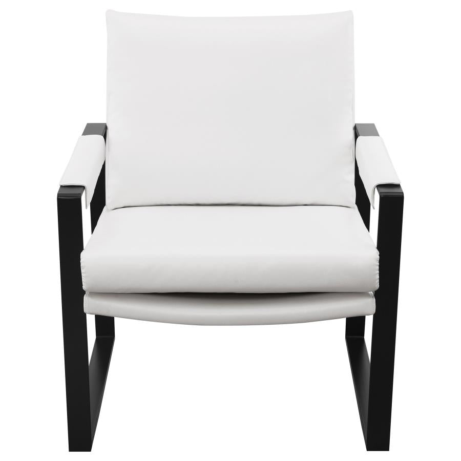 Rosalind White Accent Chair - MyWaynesHome #