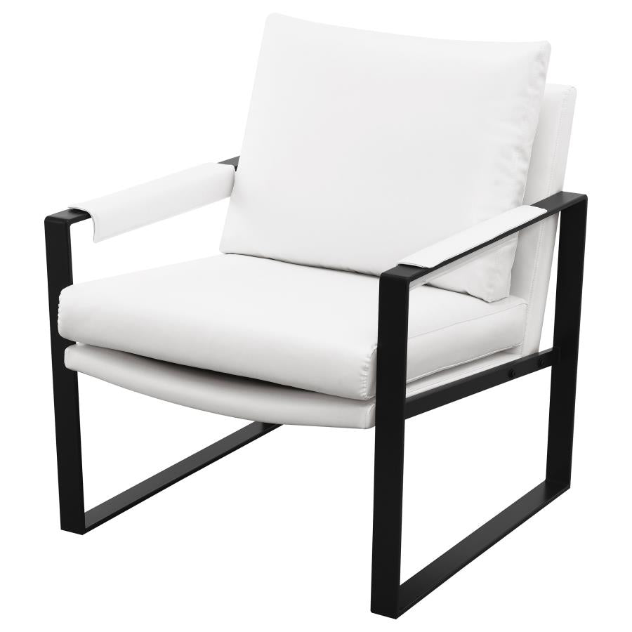 Rosalind White Accent Chair - MyWaynesHome #