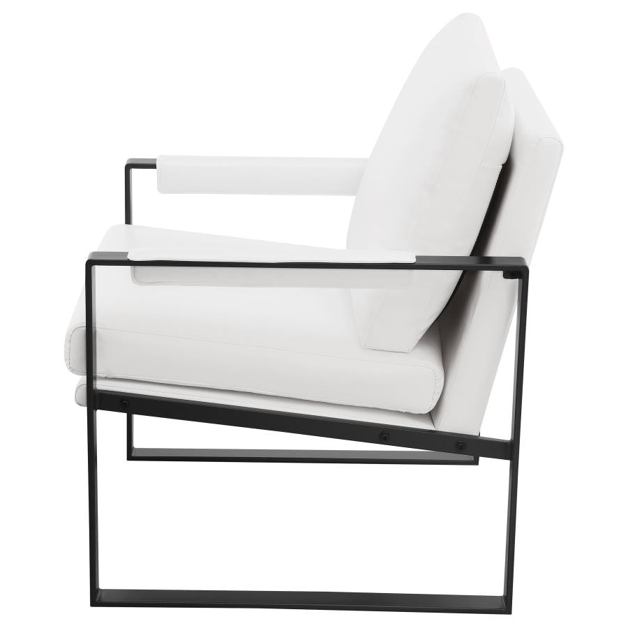 Rosalind White Accent Chair - MyWaynesHome #