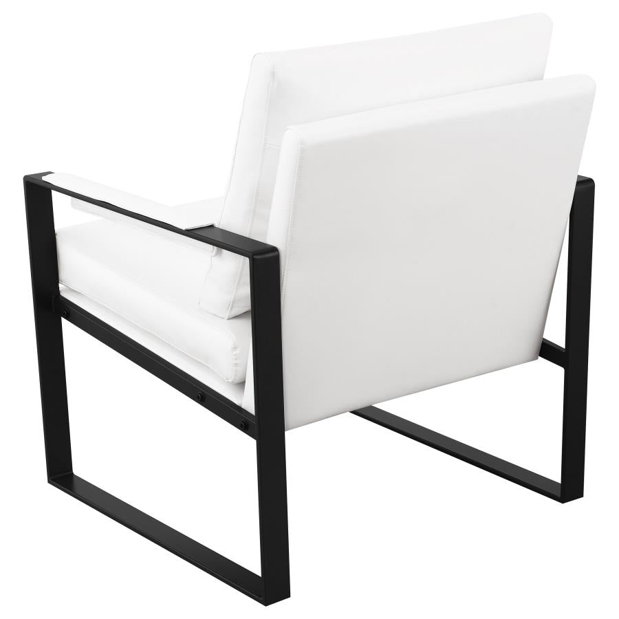 Rosalind White Accent Chair - MyWaynesHome #