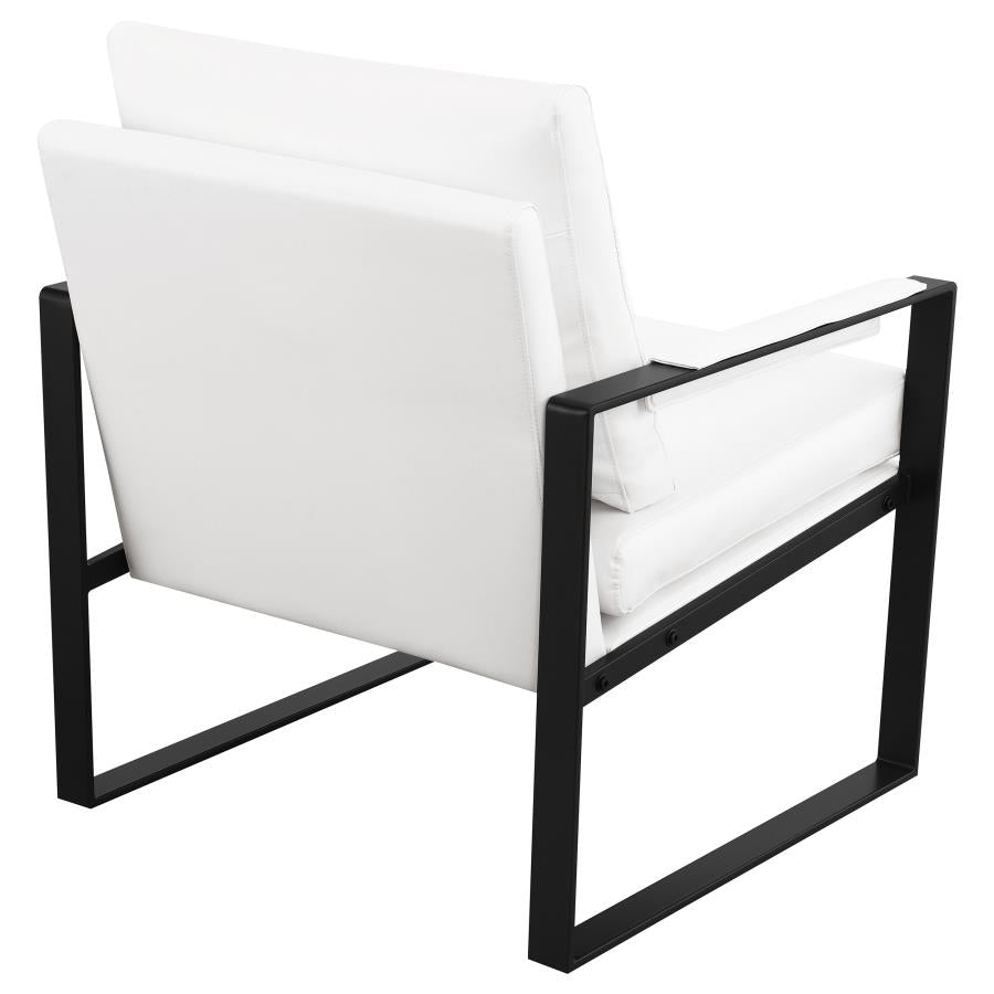Rosalind White Accent Chair - MyWaynesHome #