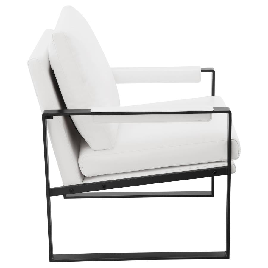 Rosalind White Accent Chair - MyWaynesHome #