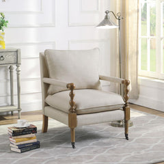 Dempsy Beige Accent Chair - MyWaynesHome #