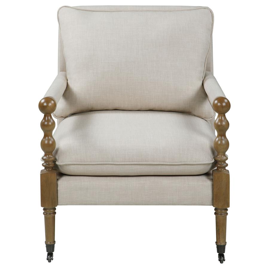 Dempsy Beige Accent Chair - MyWaynesHome #