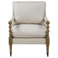 Dempsy Beige Accent Chair - MyWaynesHome #