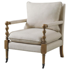 Dempsy Beige Accent Chair - MyWaynesHome #