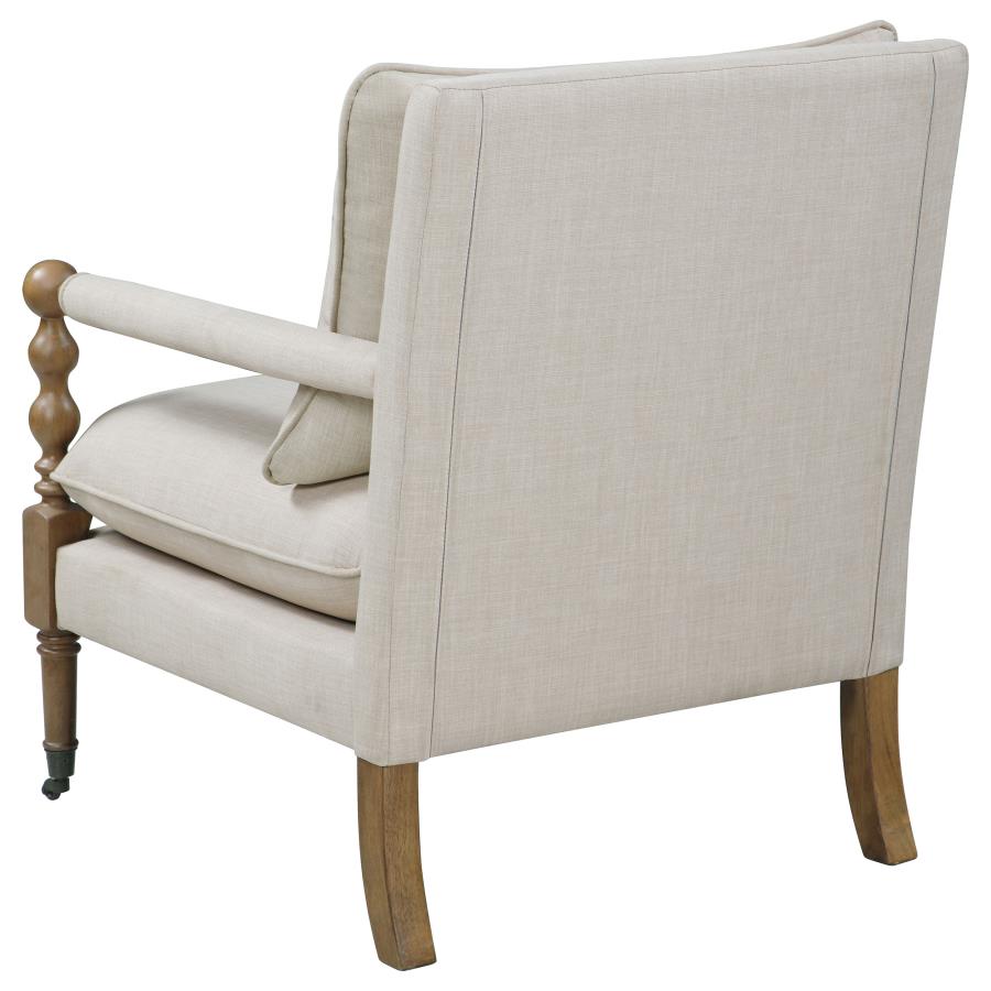Dempsy Beige Accent Chair - MyWaynesHome #
