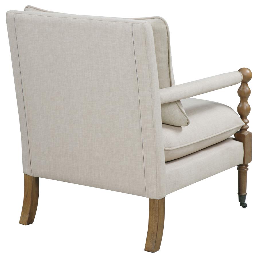 Dempsy Beige Accent Chair - MyWaynesHome #