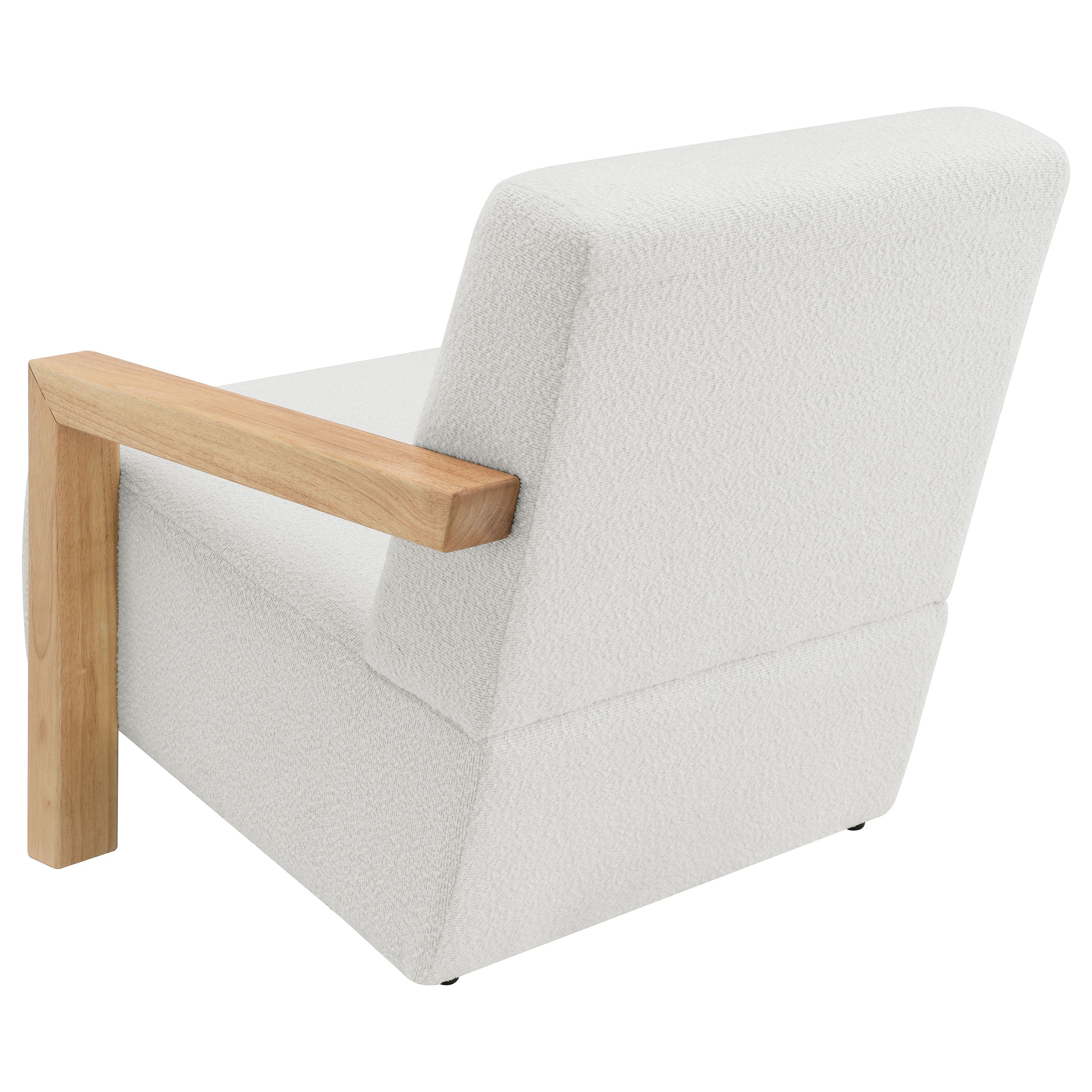 Fitzroy Boucle Upholstered Accent Arm Chair Ivory - MyWaynesHome #