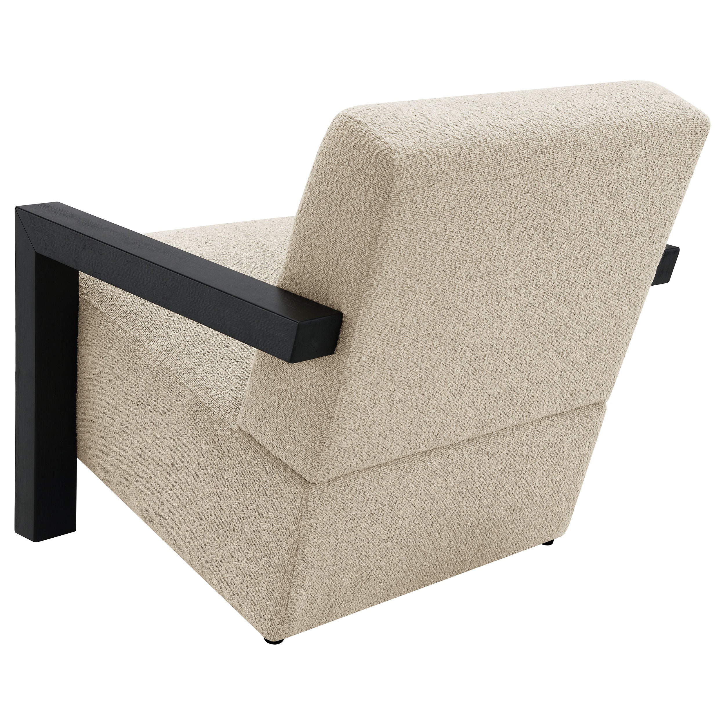 Fitzroy Boucle Upholstered Accent Arm Chair Latte - MyWaynesHome #