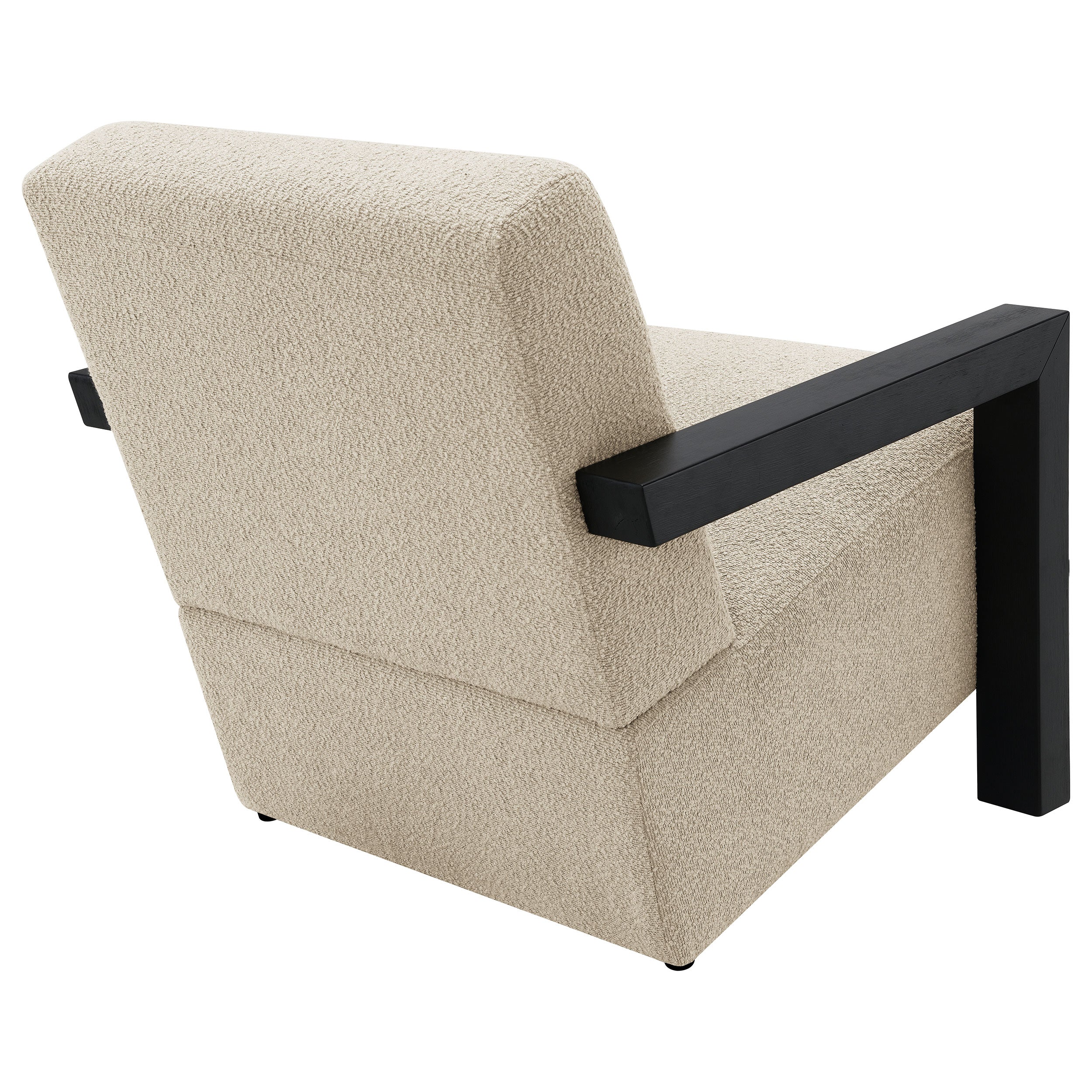 Fitzroy Boucle Upholstered Accent Arm Chair Latte - MyWaynesHome #