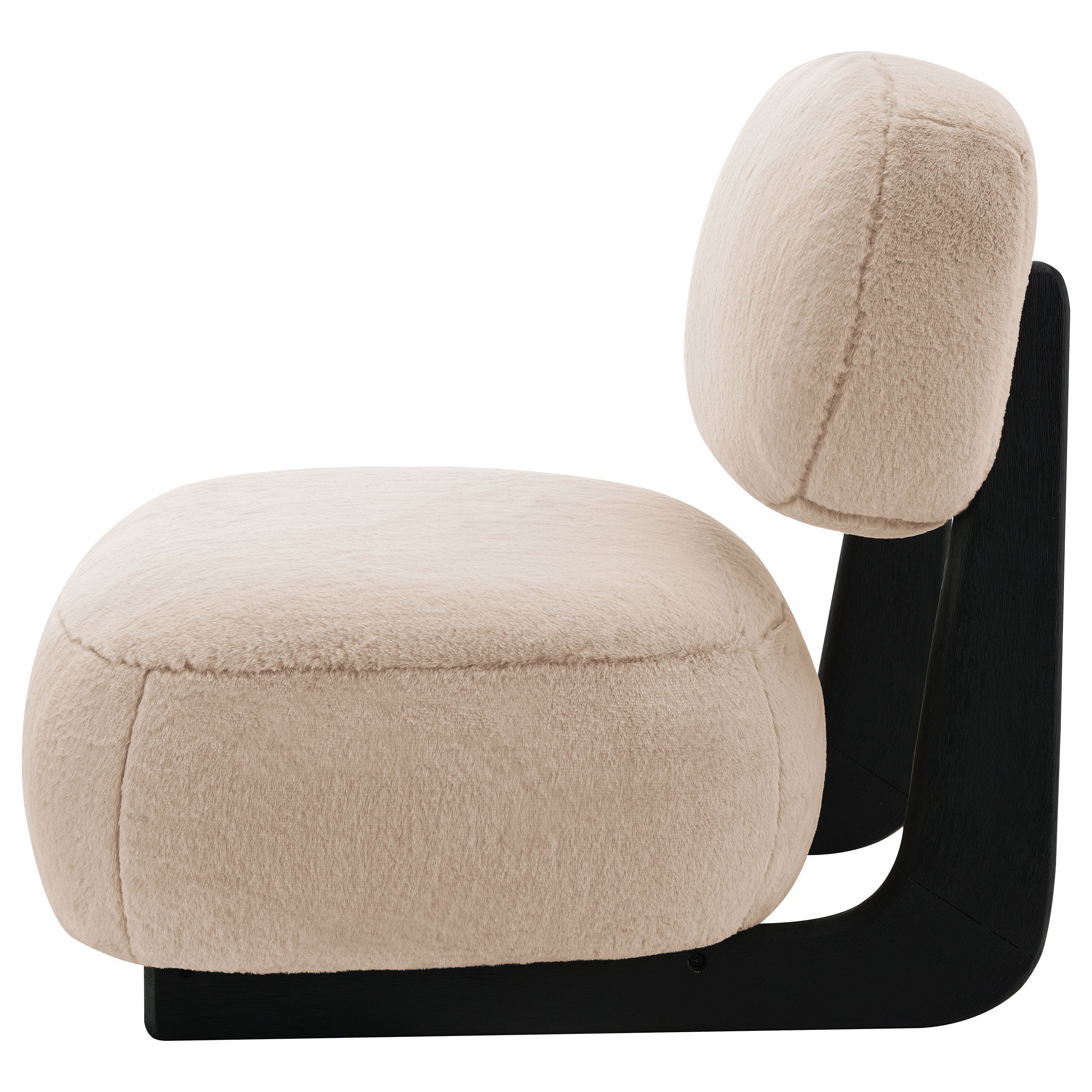 Duffie Upholstered Armless Accent Chair Camel - MyWaynesHome #