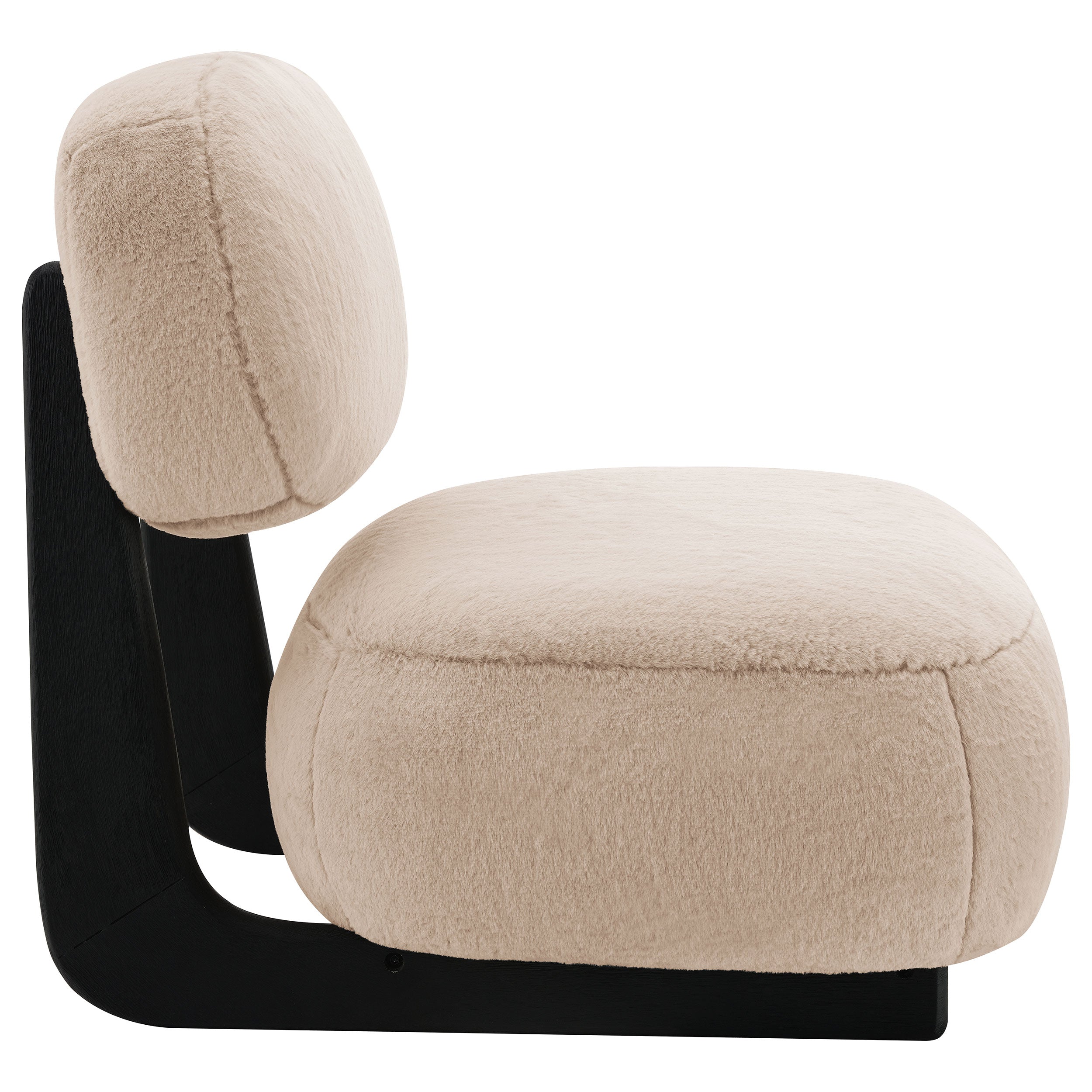 Duffie Upholstered Armless Accent Chair Camel - MyWaynesHome #