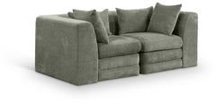 Stellar - 2 Piece 76" Upholstered Modular Loveseat