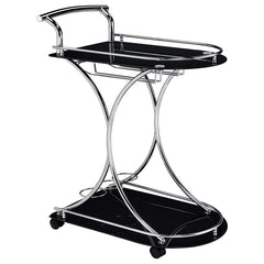 Elfman Silver Bar Cart - MyWaynesHome #