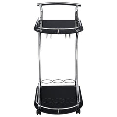 Elfman Silver Bar Cart - MyWaynesHome #