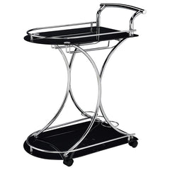 Elfman Silver Bar Cart - MyWaynesHome #