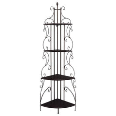 Poppy Brown Corner Bookcase - MyWaynesHome #