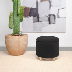 Black Ottoman - MyWaynesHome #