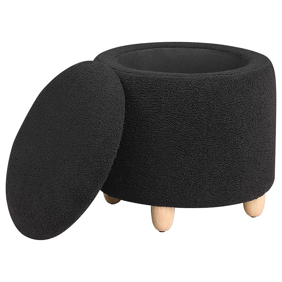 Black Ottoman - MyWaynesHome #
