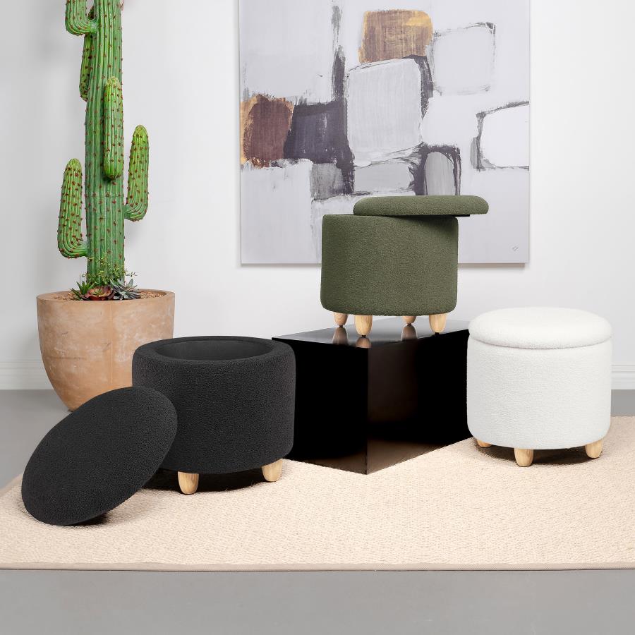 Black Ottoman - MyWaynesHome #