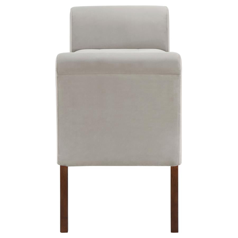 Farrah Beige Storage Bench - MyWaynesHome #
