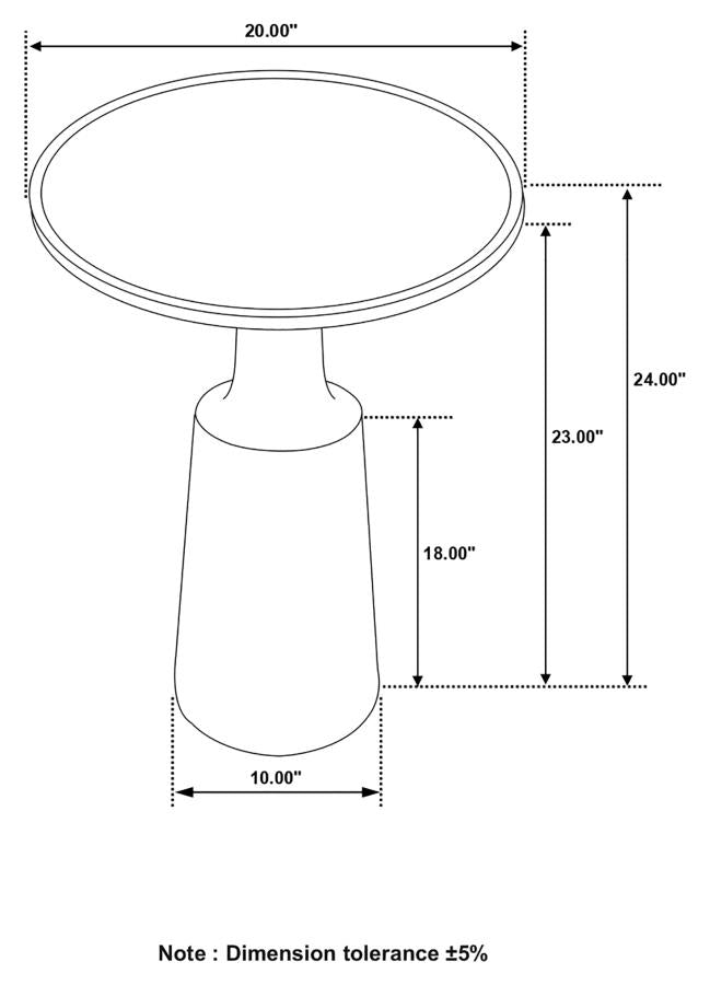 Ixia Black Side Table - MyWaynesHome #