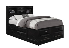 Linda - 5 Piece Queen Bedroom Set - Black
