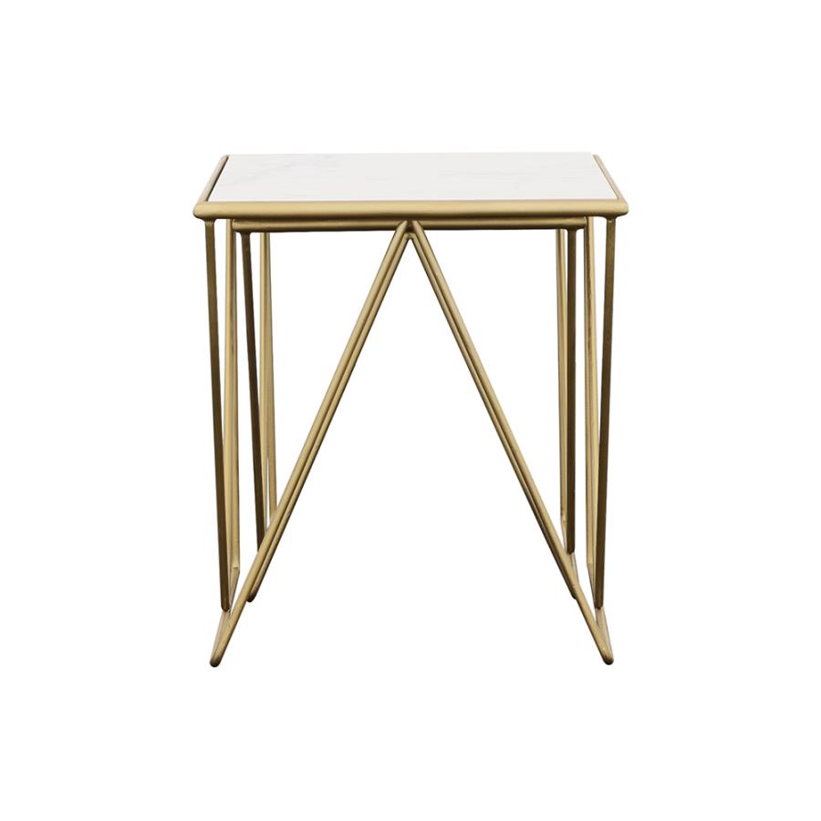 Bette Gold 2 Pc Nesting Table - MyWaynesHome #