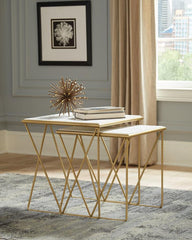 Bette Gold 2 Pc Nesting Table - MyWaynesHome #