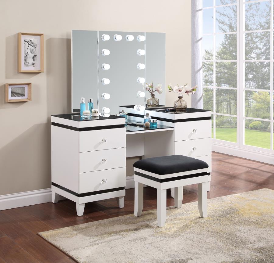 Talei Black Vanity Set - MyWaynesHome #