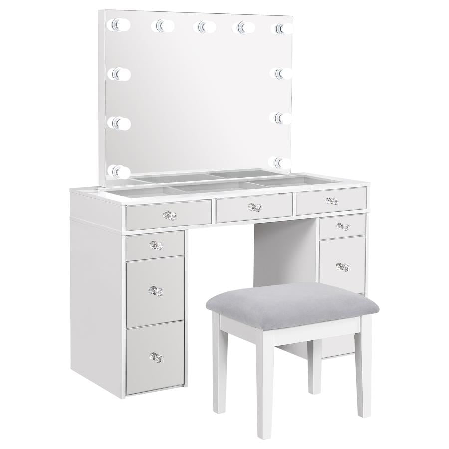 Regina White Vanity Set - MyWaynesHome #