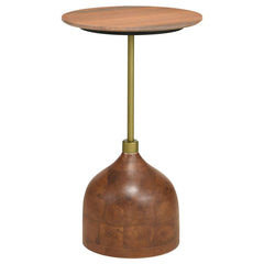 Colima Brown Side Table - MyWaynesHome #