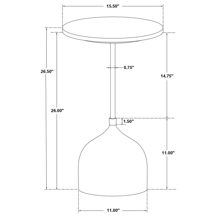 Colima Brown Side Table - MyWaynesHome #