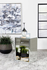 Coquette Silver Side Table - MyWaynesHome #