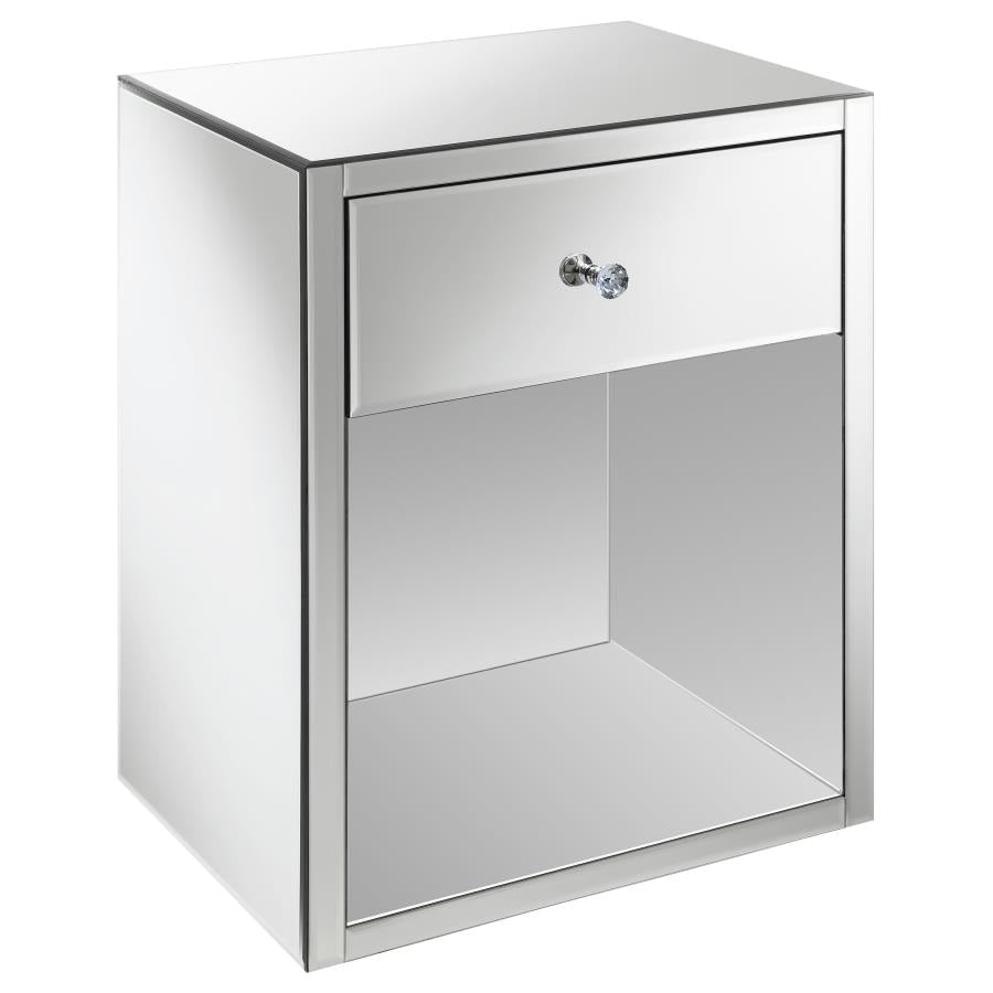 Coquette Silver Side Table - MyWaynesHome #