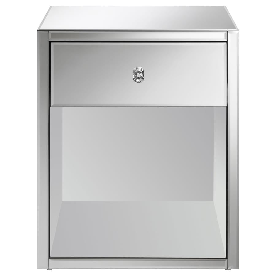 Coquette Silver Side Table - MyWaynesHome #