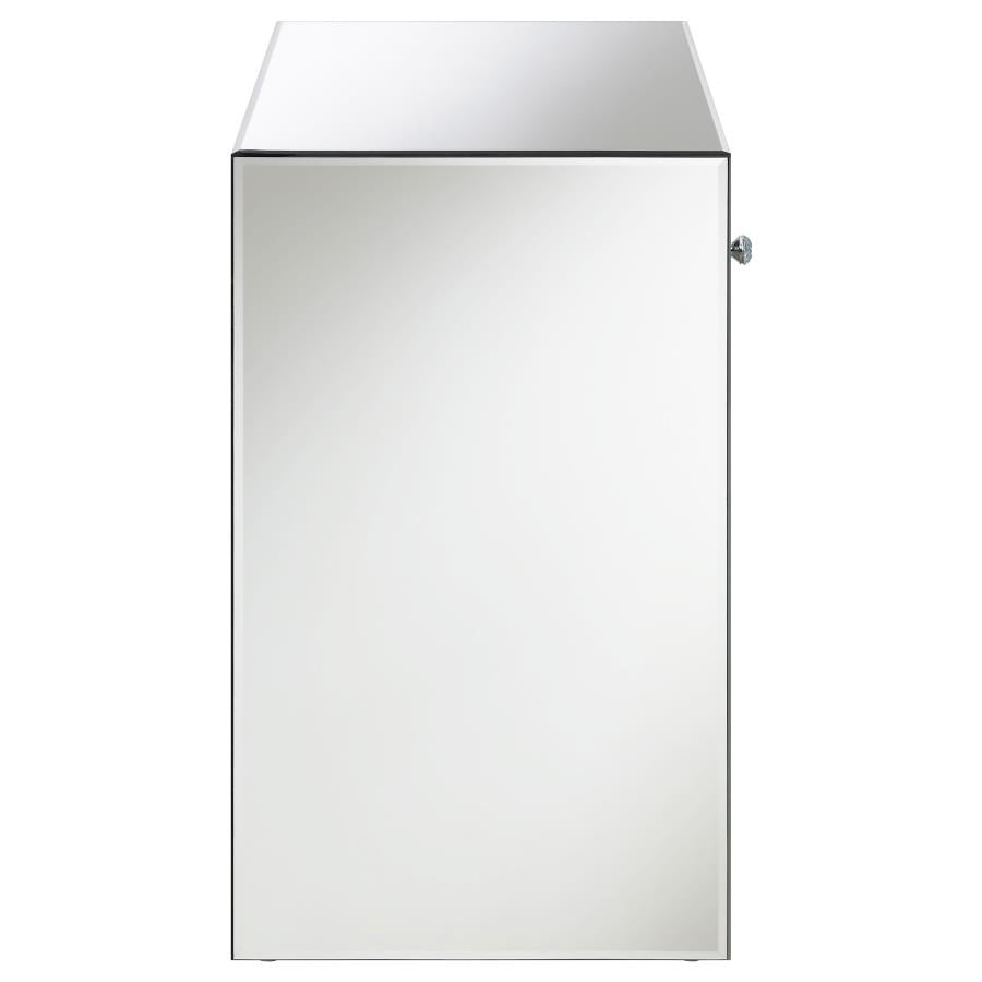 Coquette Silver Side Table - MyWaynesHome #