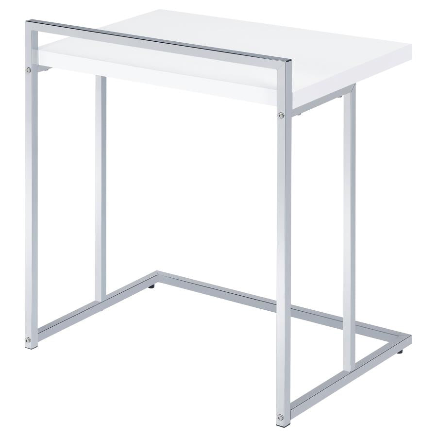 Dani White Side Table - MyWaynesHome #