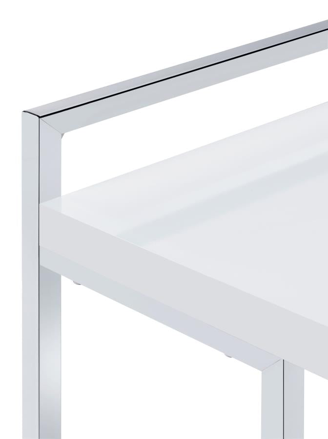 Dani White Side Table - MyWaynesHome #