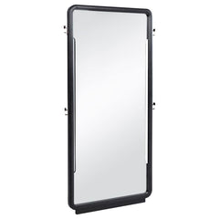 Leandro - 76" Full Length Floor Mirror - Burnished Black