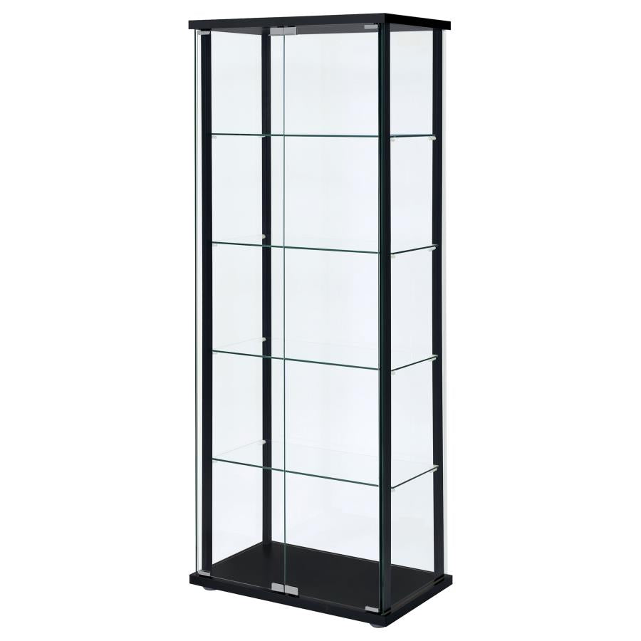 Delphinium Black Curio Cabinet - MyWaynesHome #