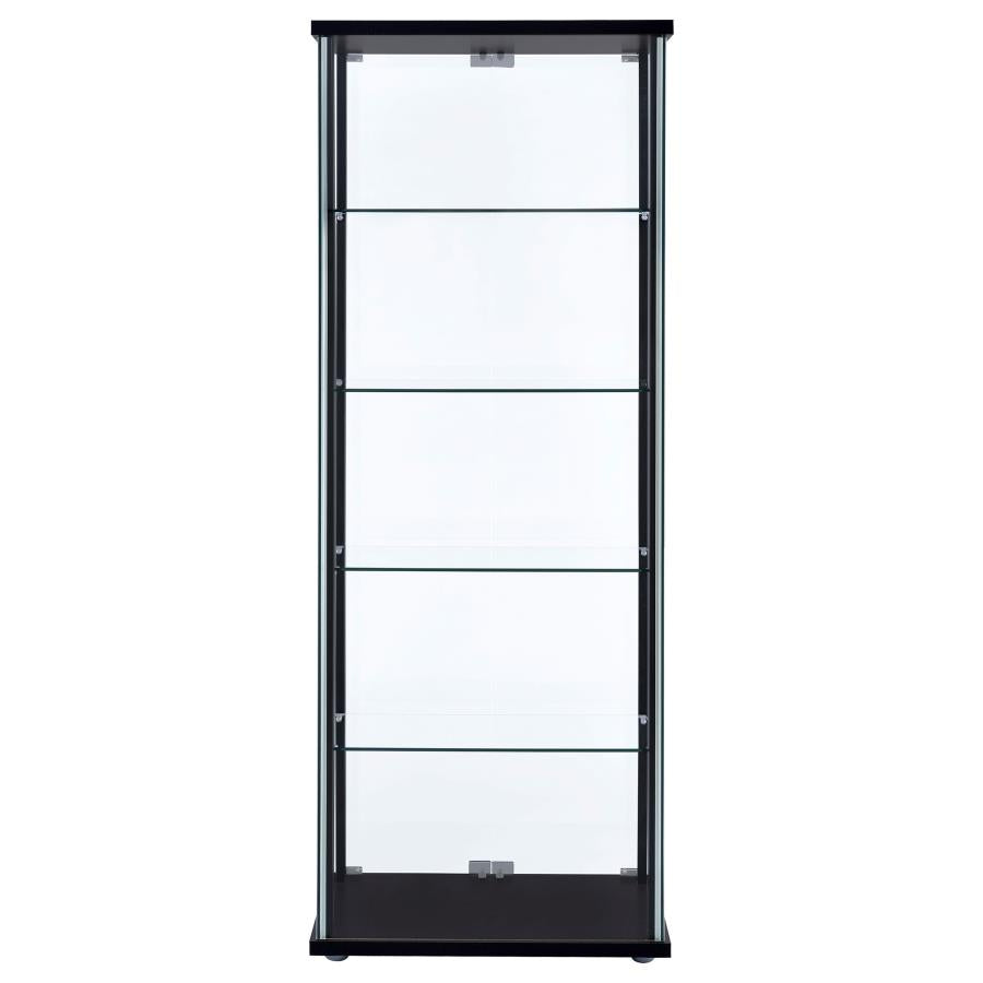 Delphinium Black Curio Cabinet - MyWaynesHome #