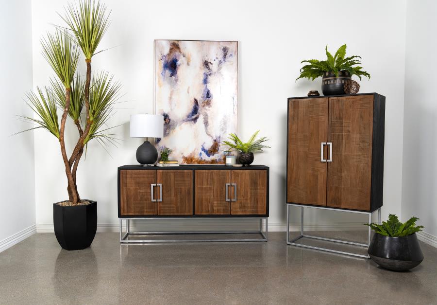 Borman Brown Accent Cabinet - MyWaynesHome #