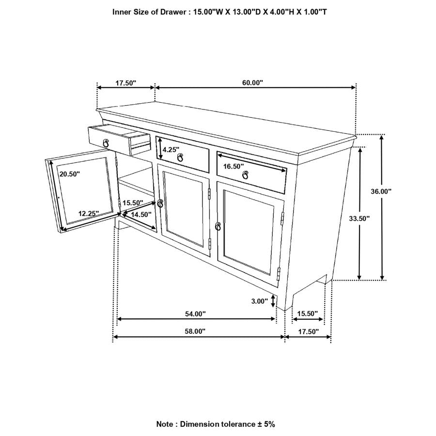 Henry Brown Accent Cabinet - MyWaynesHome #