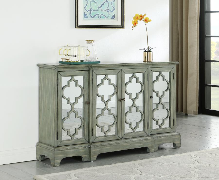 Erigeron Grey Accent Cabinet - MyWaynesHome #