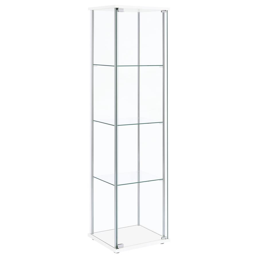 Bellatrix White Curio Cabinet - MyWaynesHome #
