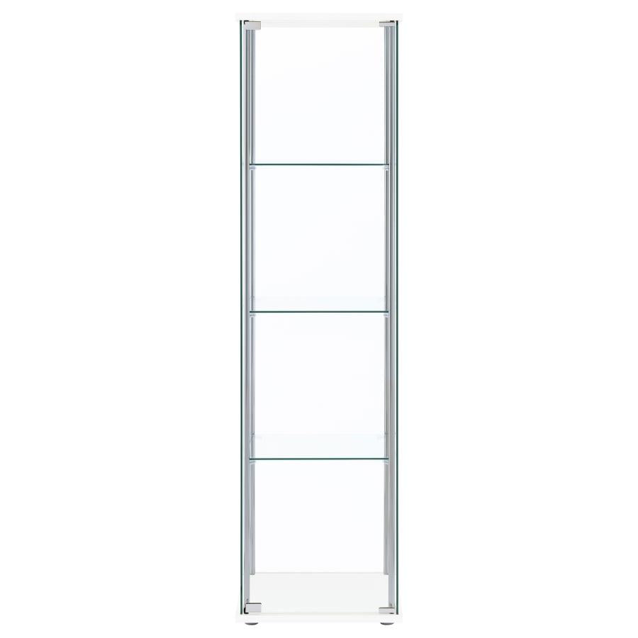 Bellatrix White Curio Cabinet - MyWaynesHome #