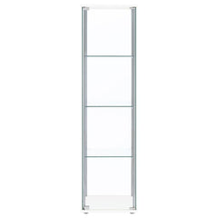 Bellatrix White Curio Cabinet - MyWaynesHome #