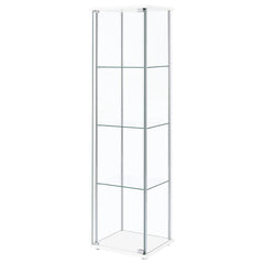 Bellatrix White Curio Cabinet - MyWaynesHome #